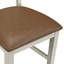 Ensemble de table de salle à manger extensible à hauteur de comptoir 9 pièces Kingston avec chaises en X rembourrées-133656861