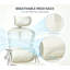 Chaise de bureau ergonomique à double dossier, avec support lombaire réglable et dossier inclinable — ensemble bureau et chaise pour bureau à domicile, chaise d'ordinateur à dossier haut, chaise de bureau en maille respirante-114488474