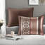 Ensemble de literie élégant 7 pièces, en polyester hypoallergénique, de style jacquard traditionnel pour la chambre du très grand lit