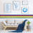 Aadhira Vibrant Rainbow Stripes Border