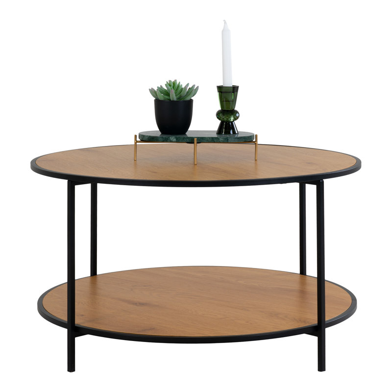Jewelyssa Coffee Table with Storage, Oak