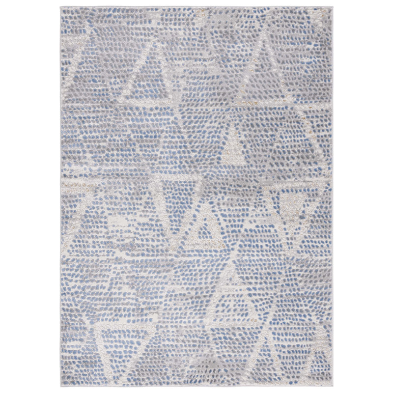 Palma Performance Geometric Rug, Rectangle 5'3" x 7'6"