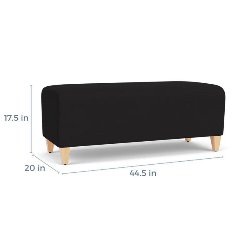 Banc de réception Siena, Naturel, Visite libre noire