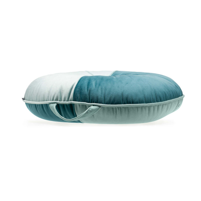 Velvet Circular Pillow Cover & Insert