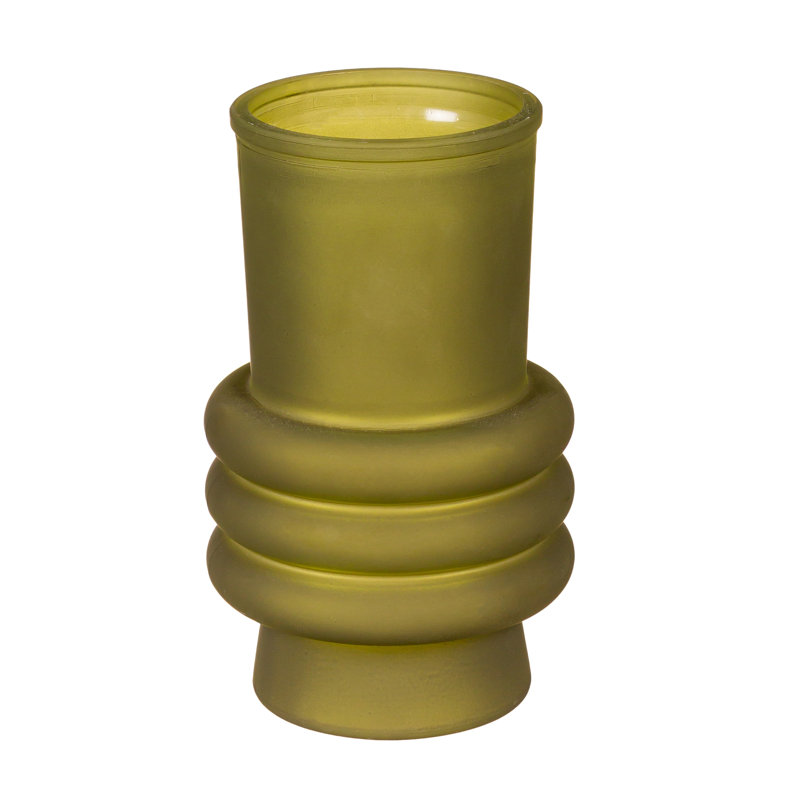 Vase de table en verre Aloria, Vert