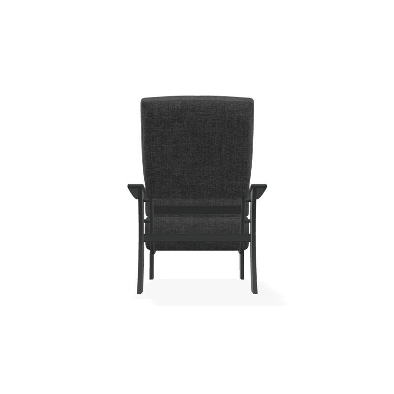St. Catherine Outdoor Lounge Chair, Cast Slate Sunbrella® Plainweave, Textured Graphite