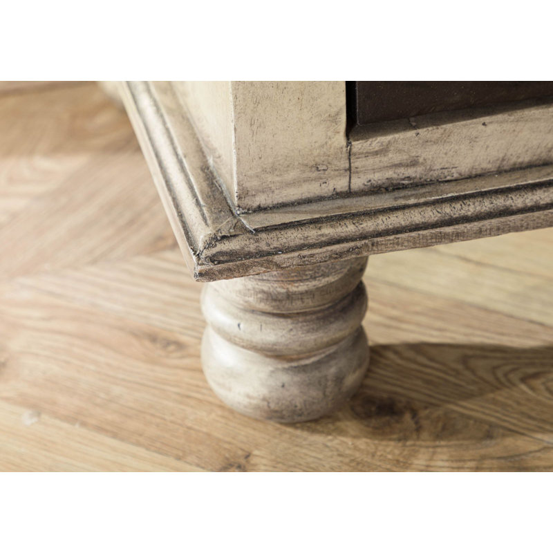 183cm Solid Wood Sideboard, Grey