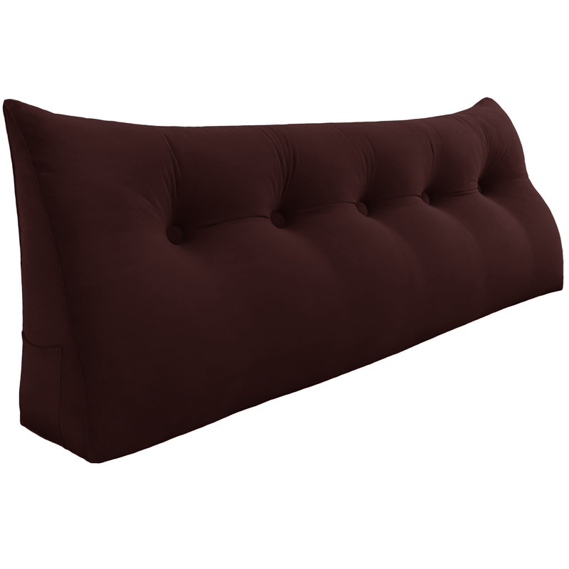 Triangle Reading Pillow, Cocoa Hazelnut, 50cm H x 160cm W