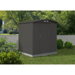 EZEE Shed Steel Storage 6 x 5 ft. Galvanized Low Gable