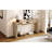 60" Modern Farmhouse Console Table With 2 Concealed Drawers, Waterfall Design Entryway Table With Thickened Legs & Wood Grain For Living Room, Entryway & Hallway-122607072