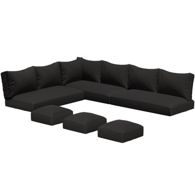 Outdoor Water-Resistant Replacement Cushions For Patio Conversation Sets by Hokku Designs