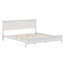Lit plateforme moderne en bois massif avec support de lattes en bois robuste, aucun sommier requis-39502324-39502216
