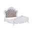 Lit en tissu Latisha et finition blanche-1402568288