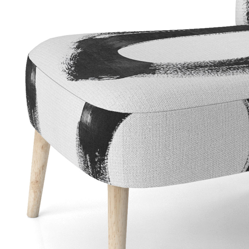 Chaise d'appoint Abstract Minimalisme, Side Chair Armless