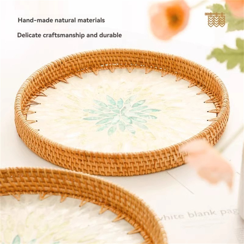 Alynda Bamboo Tray, 1.57" H x 13.78" W x 13.78" D