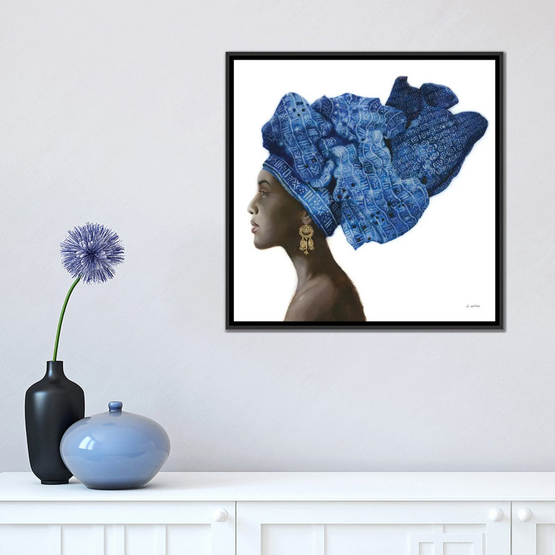 «Ambiance», reproduction sur toile, H 18 po x l 18 po x P 1,5 po, Toile avec cadre noir