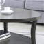Table basse contemporaine contemporaine ovale en gris - moderne avec du bois et un espace de rangement supplémentaire-1897400639-1897400636