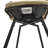Luxurious Leather Upholstered Bar Stool Set, Ergonomic Design For Ultimate Comfort And Style.-984302873