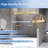 56"-60" W X 66" H Double Sliding Frameless Tub Door with 5/16" (8mm) Tempered Clear Glass-119190846