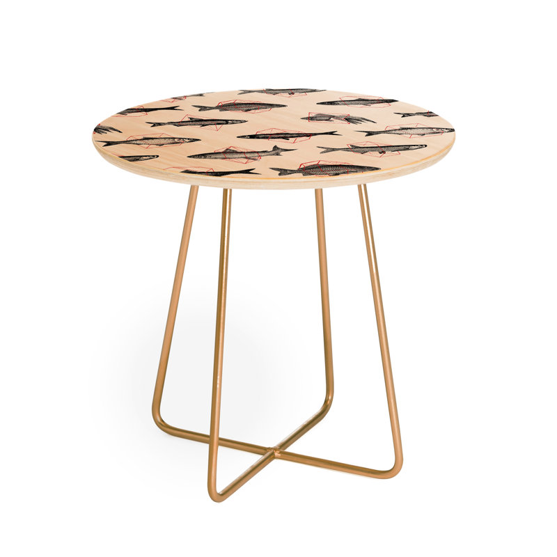 Table de bout géométrique pêcheries