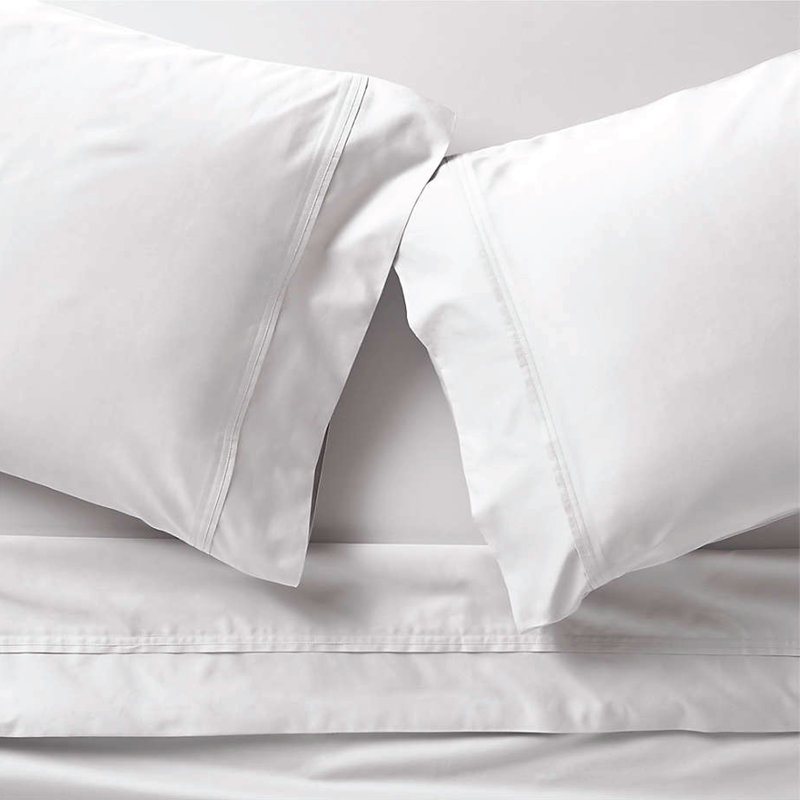 Ensemble de draps en microfibre Paarizaat 9000 Series, Grand, Blanc