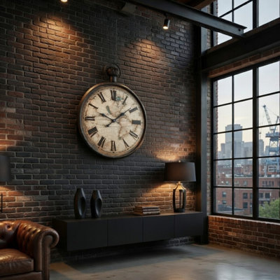 Horloge murale Atlas