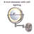 Guyapi 8" Lighted Wall Mount Magnified Makeup Mirror, Direct Wire-1069361720