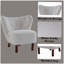 Fauteuil d'appoint en sherpa Zusud