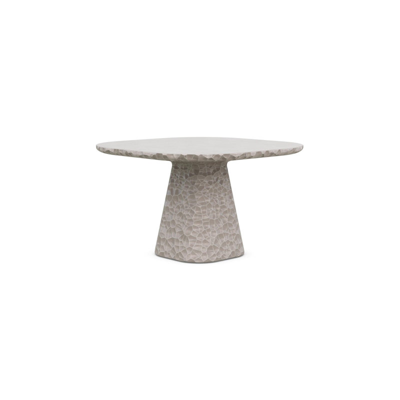 Panama 48" Dining Table Oat, White, White
