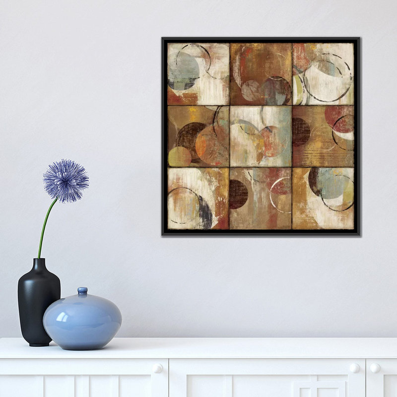 «Impact», impression sur toile, H 18 po x l 18 po x P 1,5 po, Toile avec cadre noir, Pas de tapis