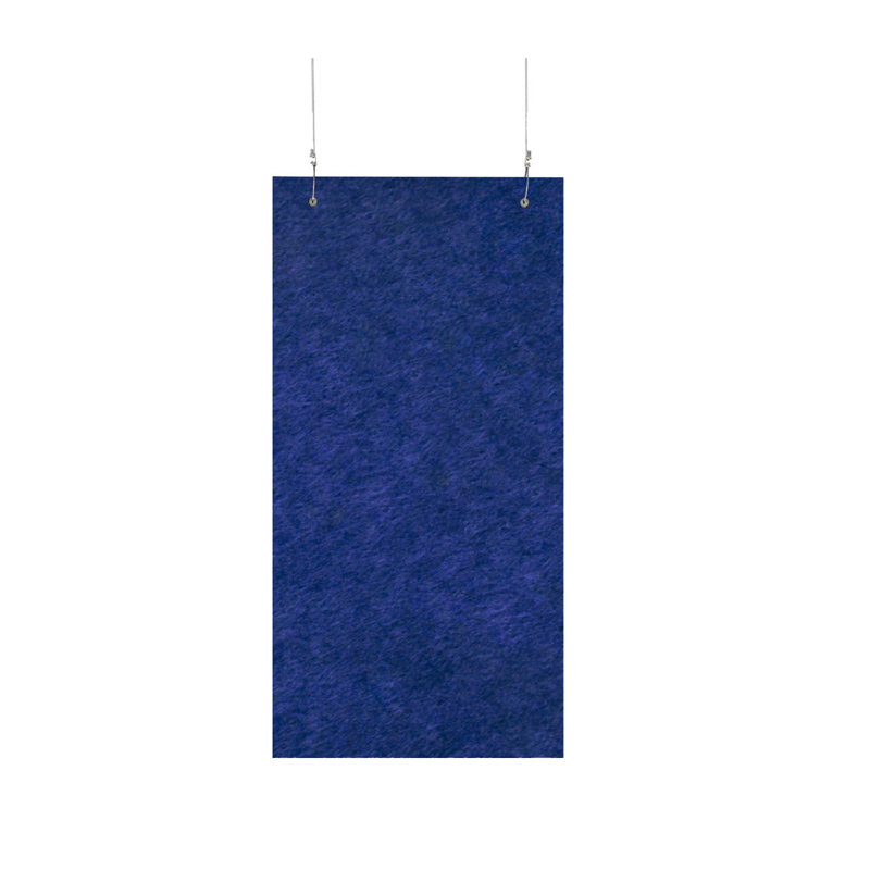SoundSorb Acoustic Panels, 24"H x 12"L, Blue