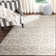 Vermont Martha Stewart Wool/Cotton Hand Woven Rug in Gray/ivory