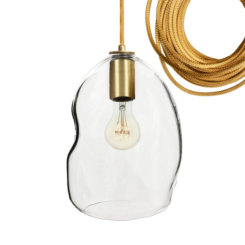 Luminaire suspendu géométrique simple à 1 lumière Bubble, Incandescent