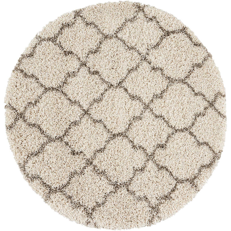 Linton Performance Geometric Indoor Rug, Round 3'11"