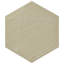 Carreau en porcelaine aspect pierre Classico Bardiglio Hex 7 "x 8"
