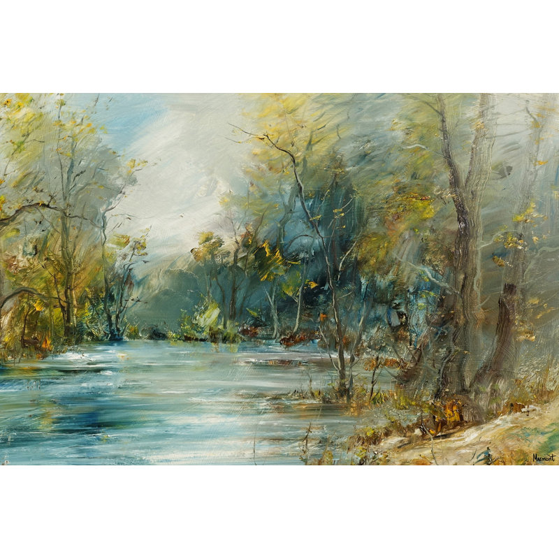 " Flowing River " by Marmont Hill, 30" H x 45" W x 1.5" D
