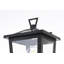 Lampadaire d'extérieur noir Deidra 7 pouces