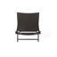Chaise de patio réglable à dossier - et métal, dossier de style extérieur brun multi style