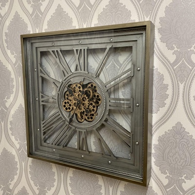 Rhine Metal Wall Clock
