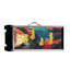 Rampe pour chien antidérapante en aluminium, motifs colorés, coffre-fort pour animaux de compagnie, chariots d'entrée, poids léger, papier de verre rétractable mobile, rails latéraux surélevés, chiots, matériaux blessés