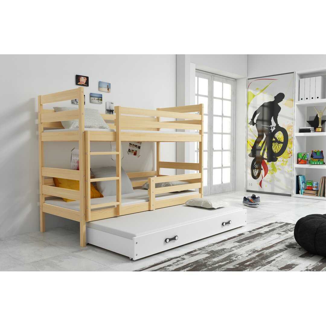 Kinderbett Sarina mit Ausziehbett und Schublade