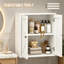 Élégante armoire murale, armoire murale, armoire murale à tablette réglable, unité de rangement murale polyvalente