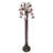 63" High Stained Glass Pond Lily 12 Light Floor Lamp-53278628