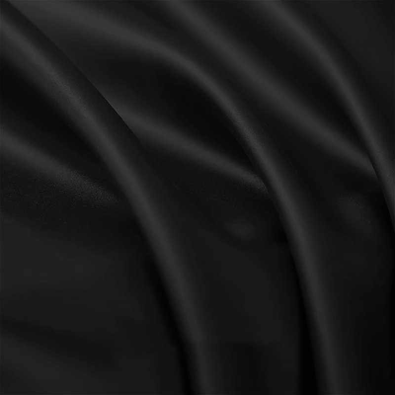 Lall Microfiber Brushed 25cm Deep Fitted Bed Sheet, Single (3'), Black