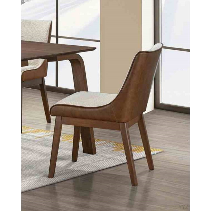 Chaise d'appoint 2 pièces Mid-Century