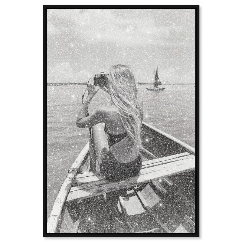 Frame Of Solitude Print by Oliver Gal, 16"H x 11"W, Black Floater Frame