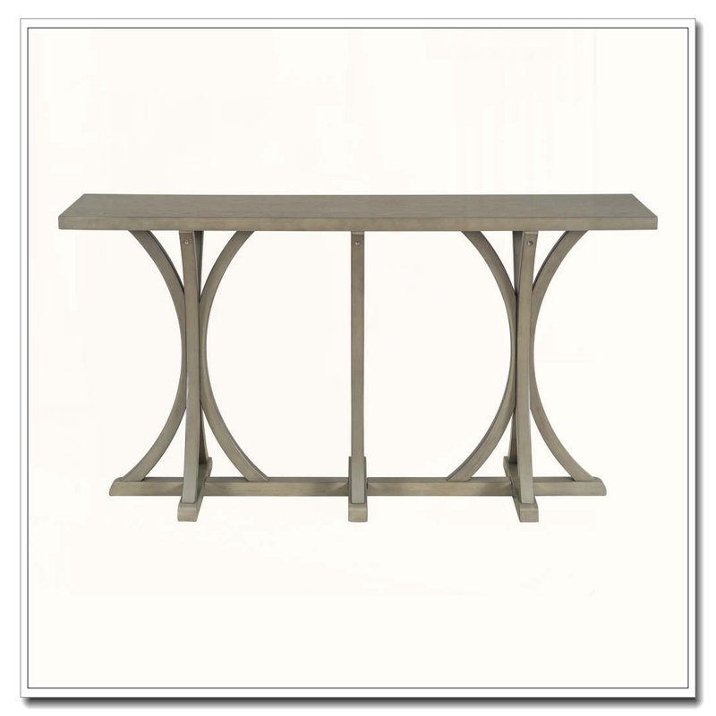 59.8'' Wooden Console Table, Gray