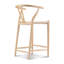 Tabouret de comptoir Wishbone frêne naturel-1798825753