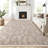 Colorful Floral Machine Washable Rug for Living Room Low Pile Foldable Thin Non Slip Carpet Stain Resistant Non Shedding Floor Cover for Kids Bedroom Nursery-1977041496