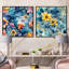 Tavistock - Ensemble de 2 collages floraux et botaniques carrés-101858942-101858945